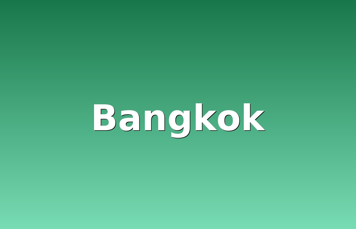 Bangkok city